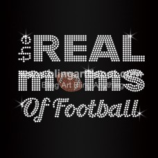 The Real Moms Of Football Rhinestone Hotfix Motifs
